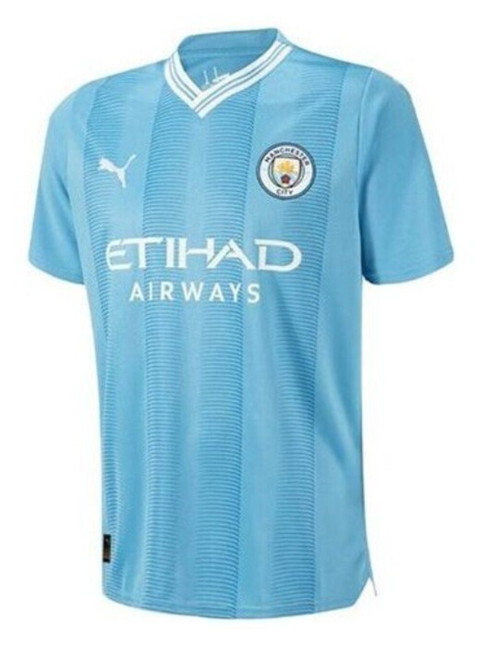 PUMA Manchester City FC Soccer HOME Football Jersey Kit Blue 770438 01 Men's 2XL